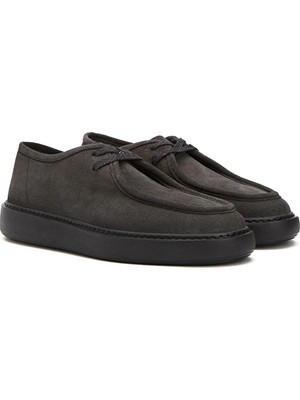 Network Anthracite Casual Comfort Men's Suede Shoes