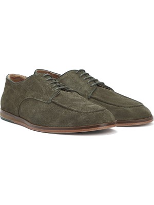 George Hogg Khaki Casual Men's Suede Shoes
