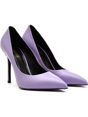 Divarese Dıvarese Lilac Women's Leather Stilettos