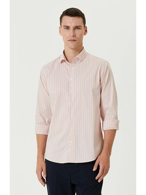 Network Pink Stripe Patterned Shirt