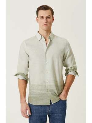 Network Green Gradient Shirt