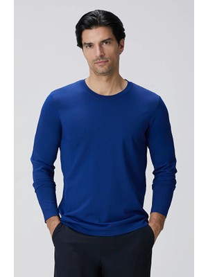 Network N-Tech Royal Blue Basic Knit Sweater