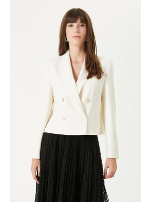 Network Off-White Wool Blend Jacket