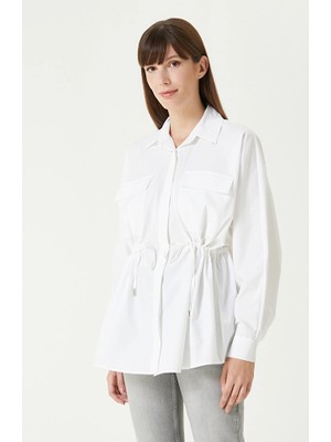 Network White Flap Pocket Shirt