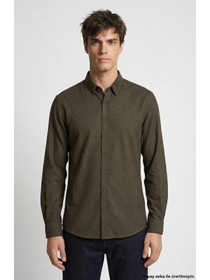 Network Khaki Flannel Shirt
