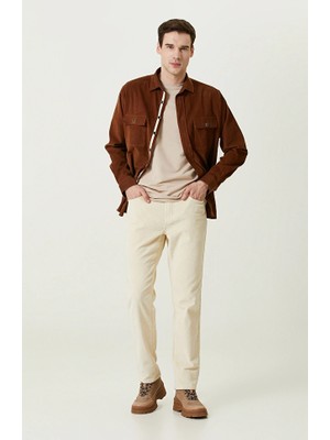 Network Ecru Velvet Pants