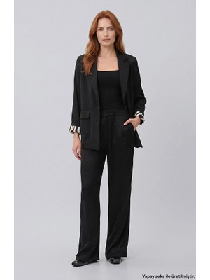 Network Black Cupro Trousers