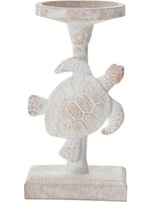 Mudo Home Caretta Candle Holder White 11X10X22 cm