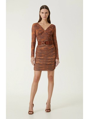 Network Brown Mini Dress