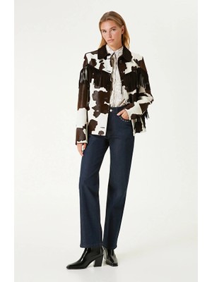 Network Dark Indigo Blue Stud Detail Denim Pants