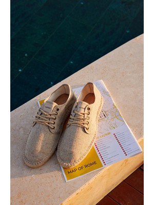 Divarese Dıvarese Beige Men's Espadrilles