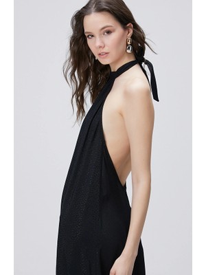 Network Black Maxi Dress