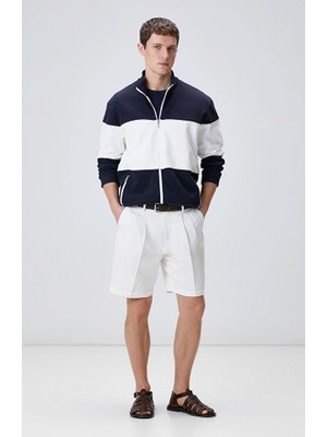 Network Navy Color Block Sweatshirt