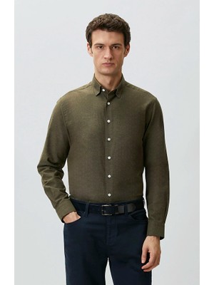 Network Khaki Flannel Shirt