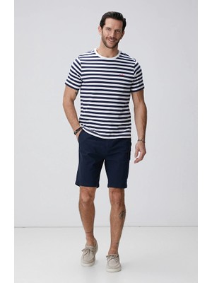 Network Navy Dobby Shorts