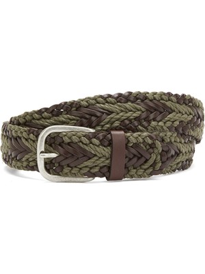 Divarese Dıvarese Khaki Men's Leather Belt
