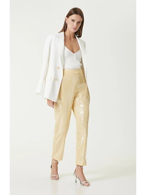 Network Light Yellow Trousers