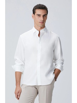 Network White Lyocell Shirt