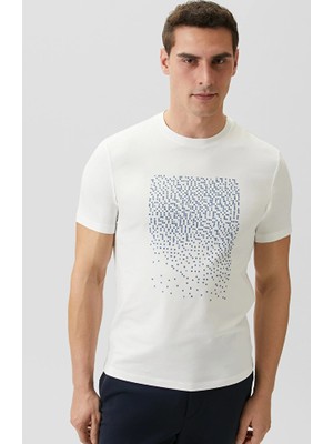 Network N-Tech White Network Mini Letter Print T-Shirt