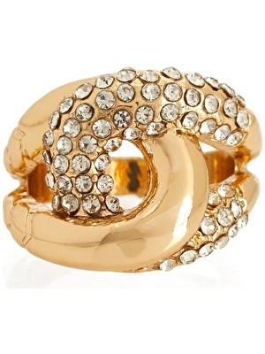 Network Gold Women's Stone Detail Ring