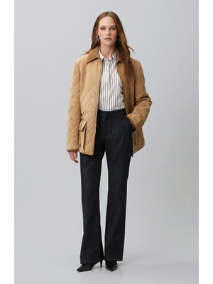 Network Dark Indigo Blue Flare Denim Pants