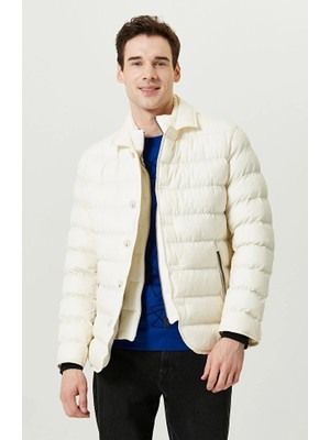 Network Zippered Side Pocket Ecru Jacket