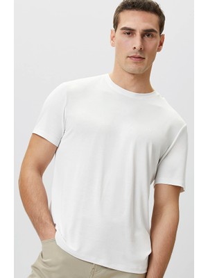 Network White Basic Modal T-Shirt