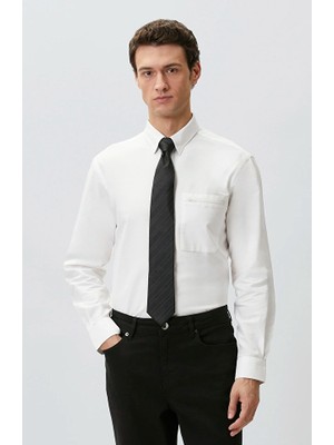 Network White Pocket-Detailed Shirt
