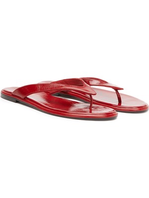 Divarese Dıvarese Red Toe-Post Women's Slippers