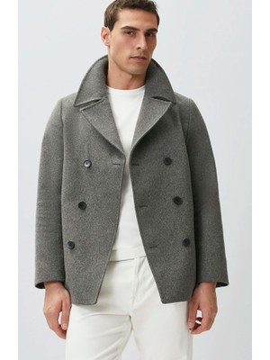 Network Anthracite Pea Coat