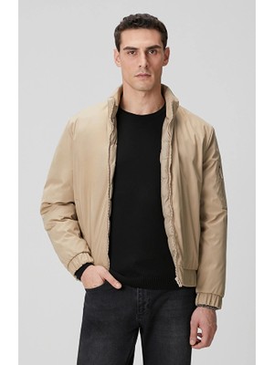Network Dark Beige Water-Repellent Quilted Jacket