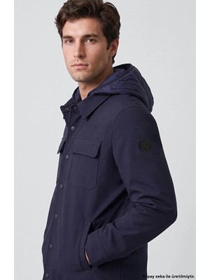 Network Navy Hooded Jacket