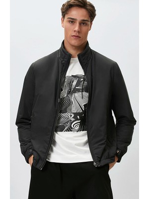 Network N-Tech Black Reversible Stand Collar Jacket