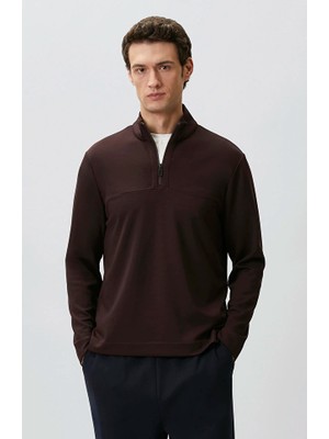 Network Burgundy Modal Blend Sweatshirt