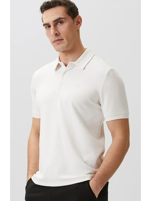 Network Off-White Basic Polo Modal T-Shirt