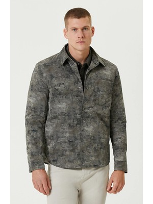 Network Grey Patterned Jacket