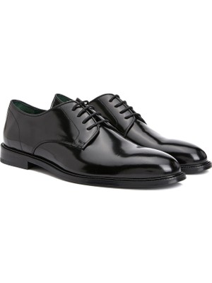George Hogg Black Men's Patent Leather Shoes