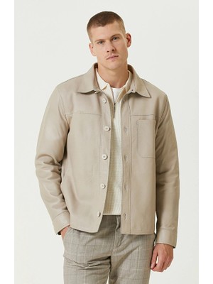 Network Stone Leather Jacket