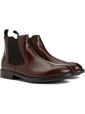 Divarese Dıvarese Brown Men's Leather Chelsea Boots