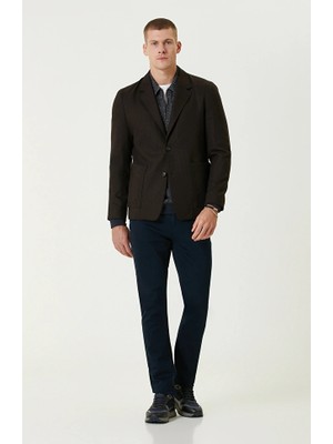 Network Navy Corduroy Casual Trousers