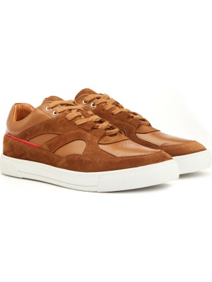 Divarese Dıvarese Tan Men's Leather Sneakers