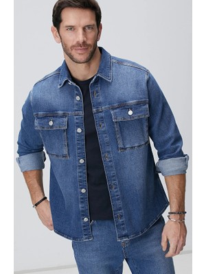 Network Blue Denim Shirt