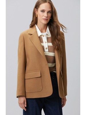 Network Camel Wool Blend Jacket