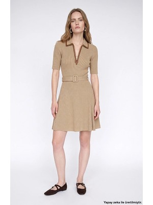 Network Beige Melange Dress