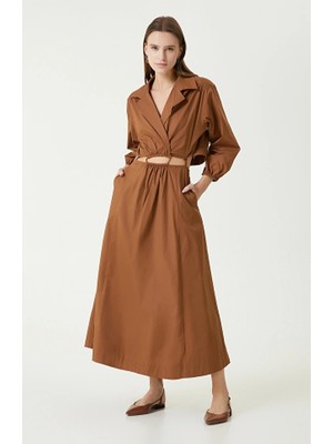 Network Caramel Maxi Dress