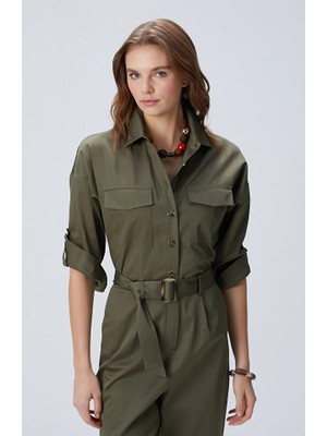 Network Khaki Jumpsuit