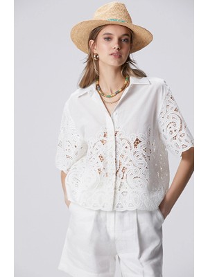 Network White Cotton Shirt