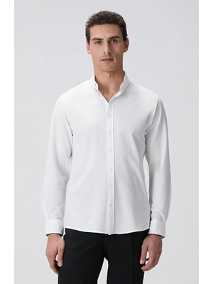 Network White Seersucker Shirt
