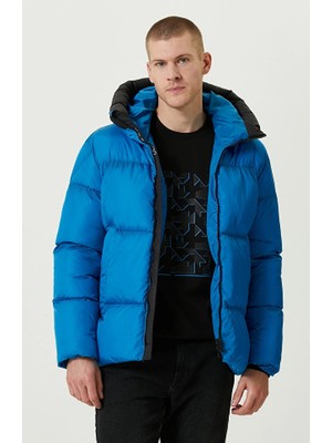 Network N-Tech Print Detail Royal Blue Jacket