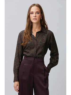 Network Plum Patterned Shirt